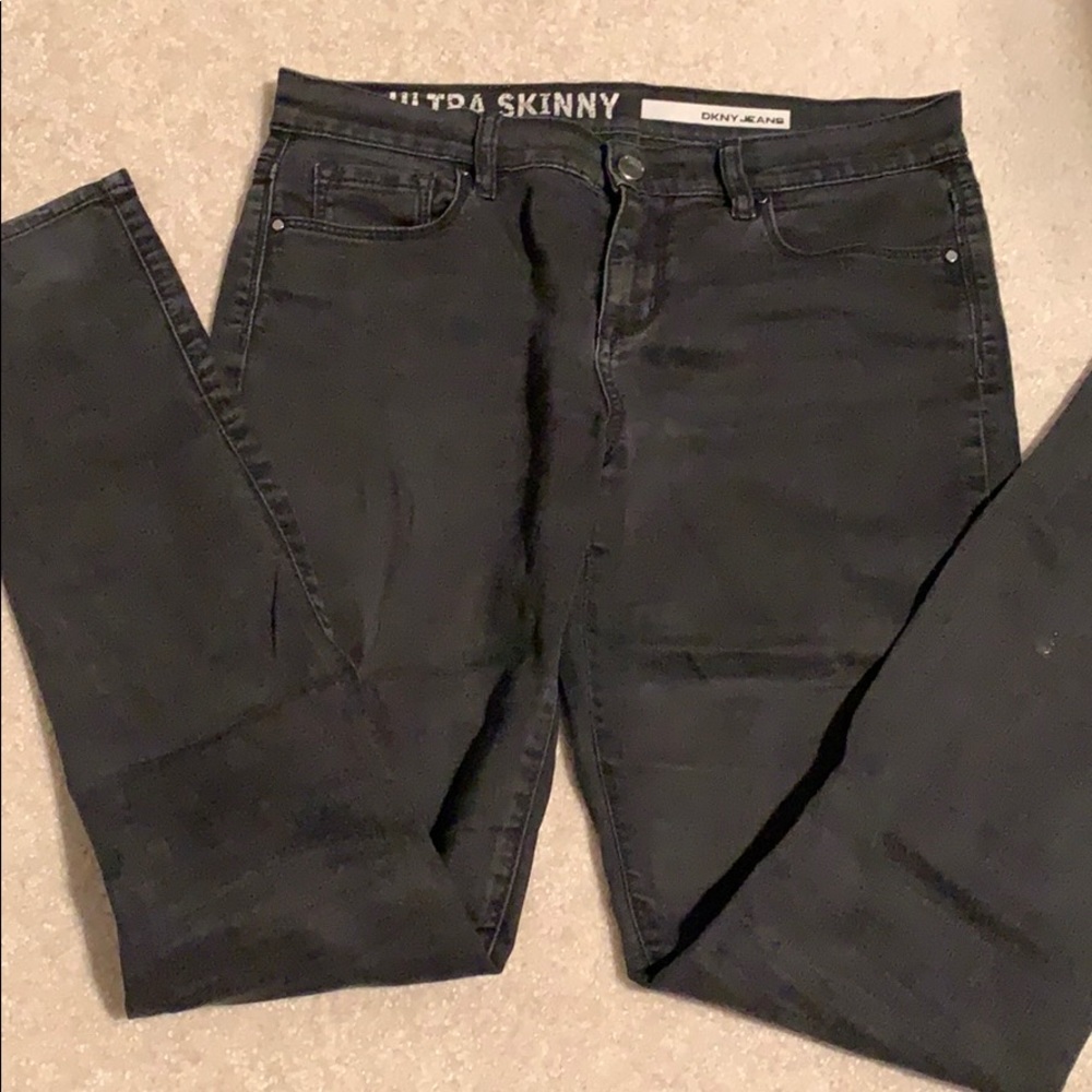 DKNY Ultra Skinny black jeans